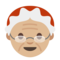 Mrs. Claus - Medium Light emoji on Google